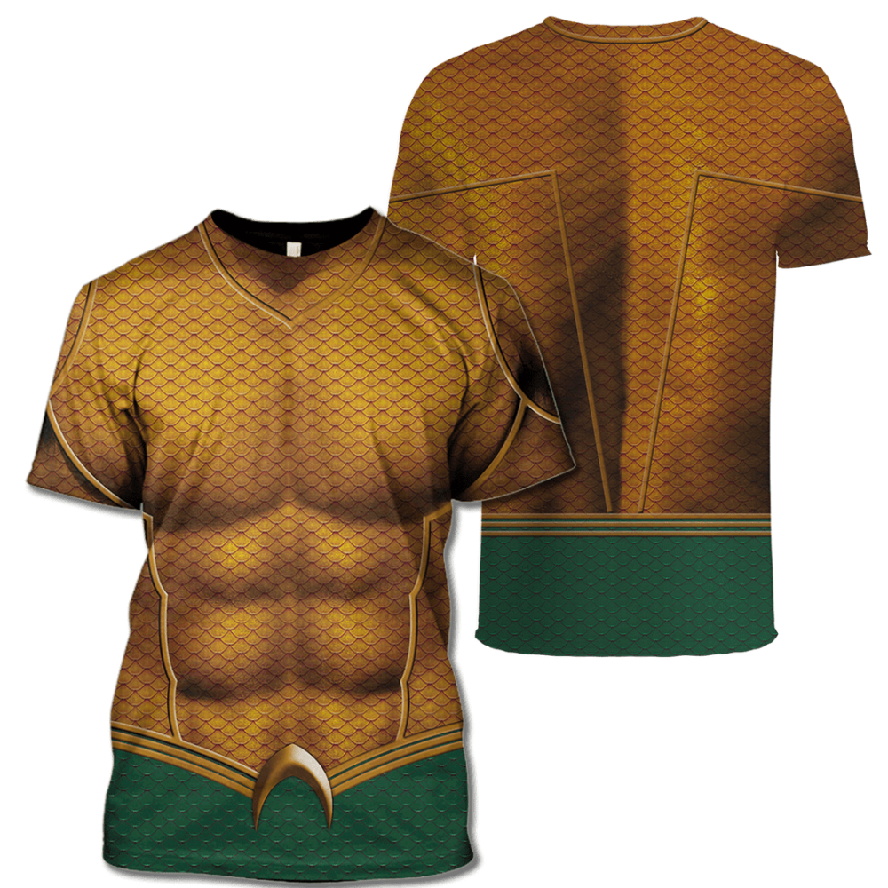 Aquaman Cosplay Custom T-Shirt Hoodie Apparel