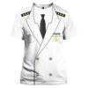 Uniform Of Captain Custom Tshirt