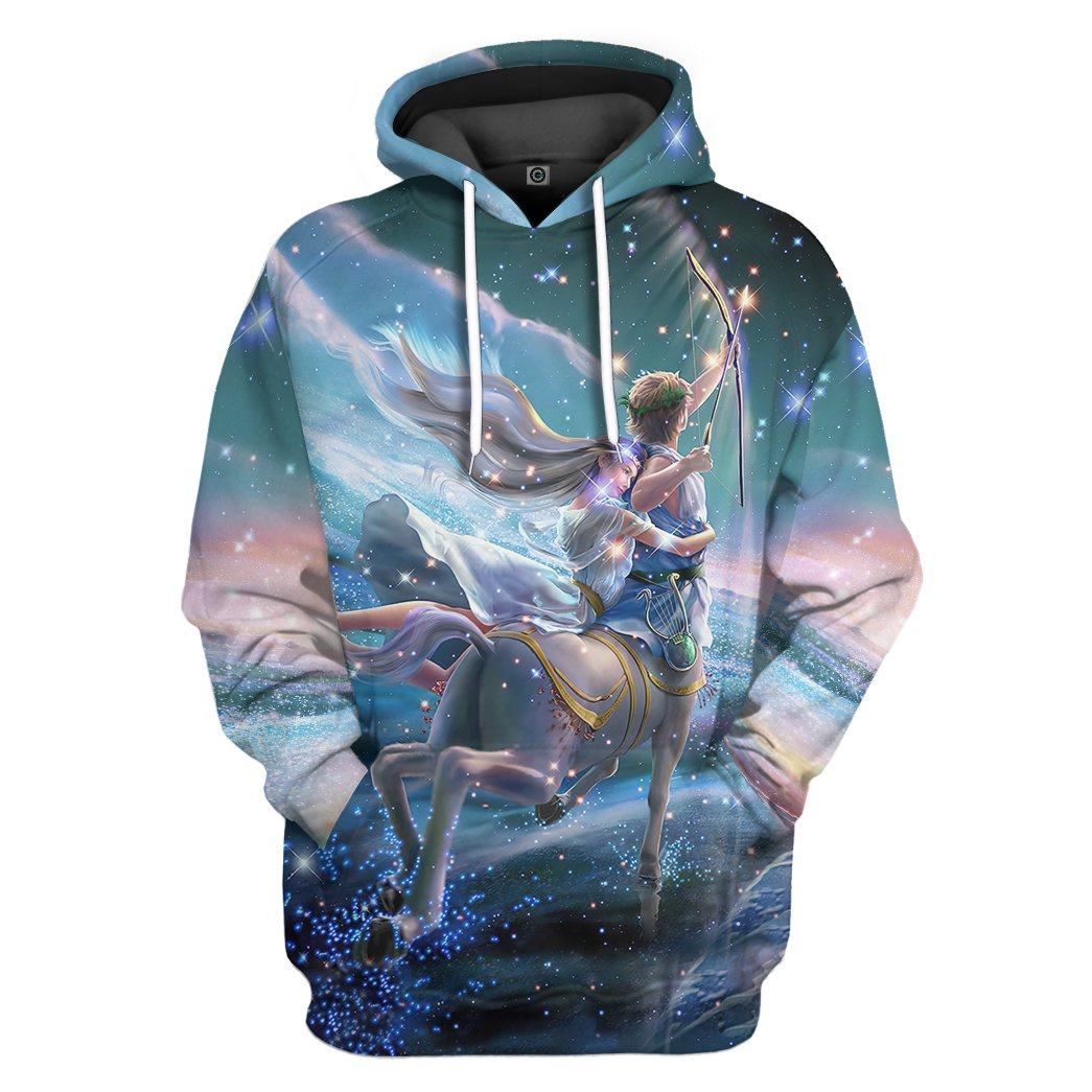 A Sagittaurus Will Give You The World If You Want It All Over Print T-Shirt Hoodie Fan Gifts Idea