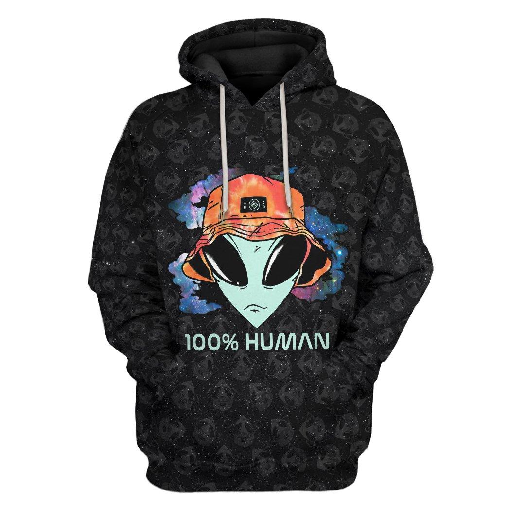 Alien Black Custom Hoodie Apparel