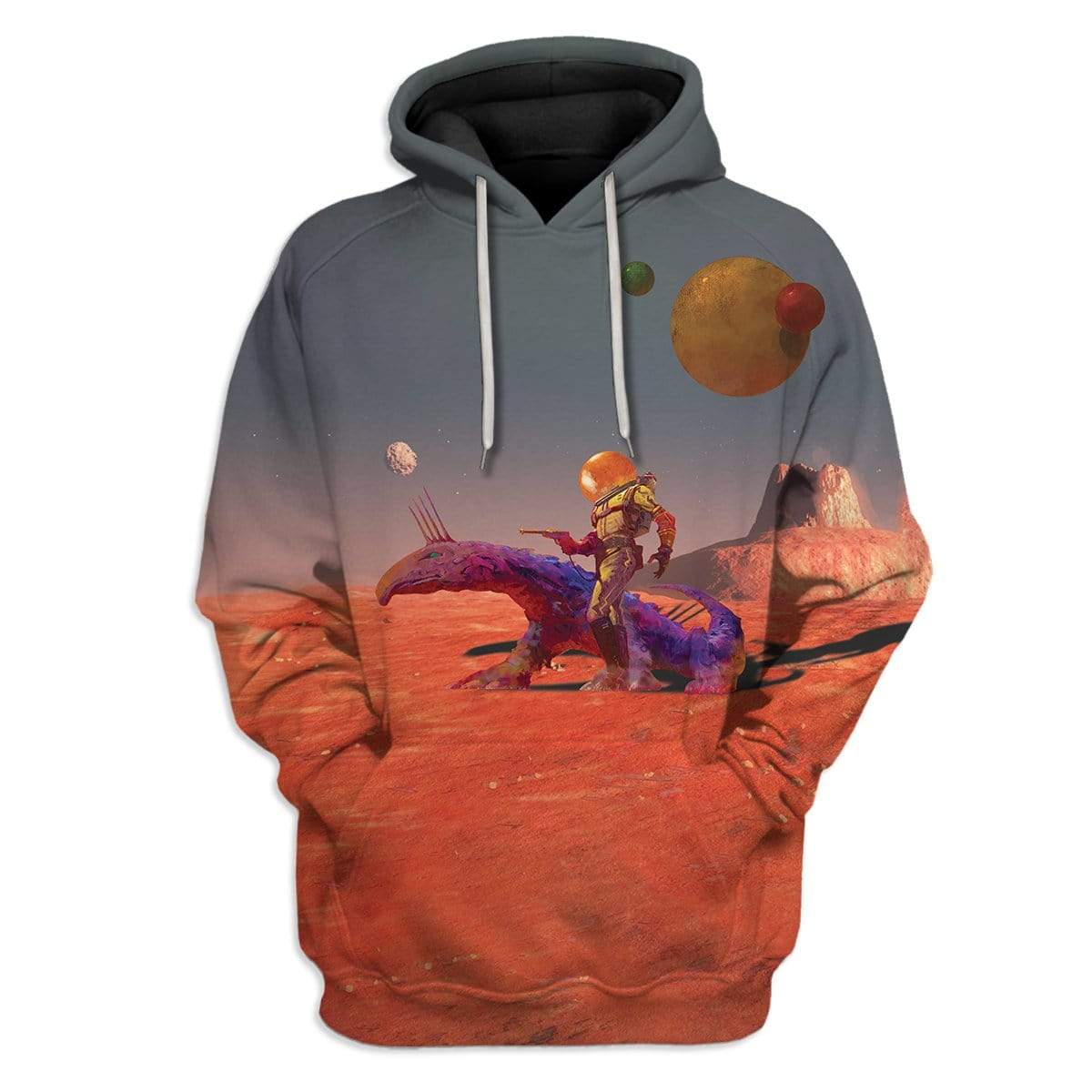 Astronaut On Mars Custom Hoodies Apparel