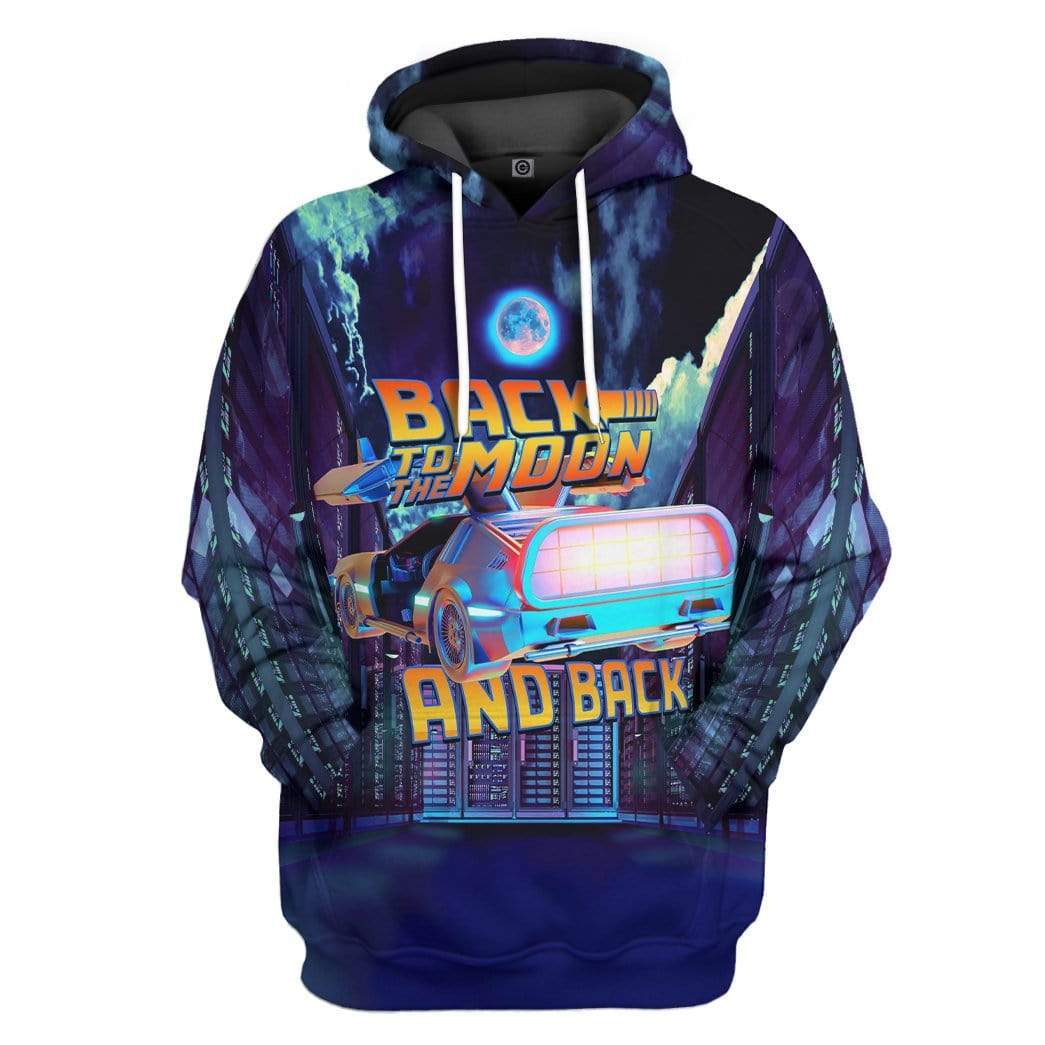 Back to the Moon Custom Hoodie Apparel