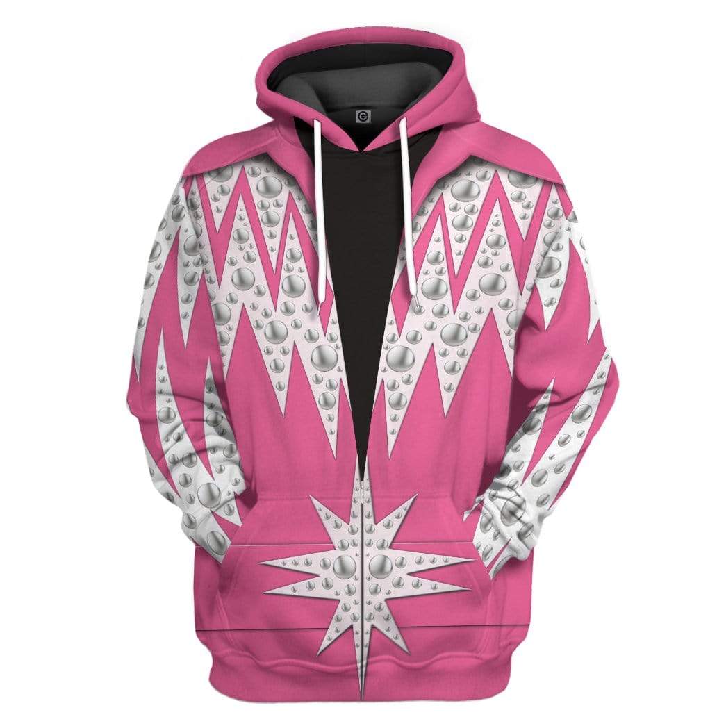 Bedazzled Hot Pink Jumpsuit Custom Hoodie Apparel