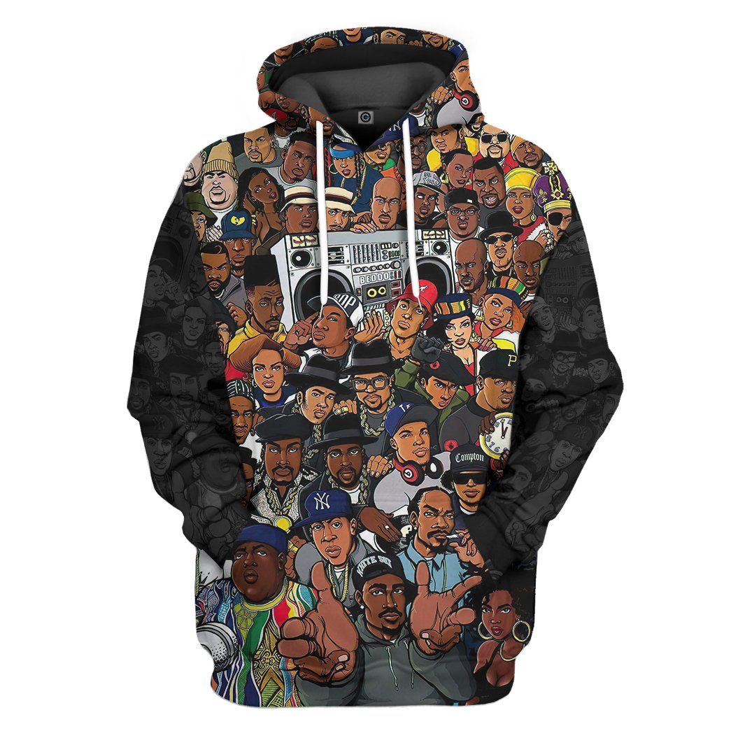 Best Rapper of Hiphop Custom Hoodie Apparel