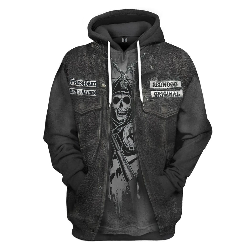 Biker Allover Custom Hoodie Apparel