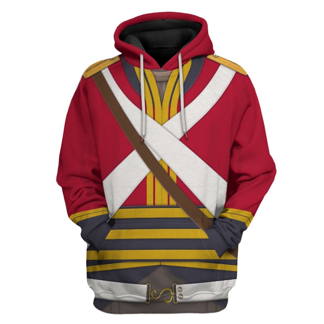 British 2nd Heavy Dragoon Custom Hoodie Apparel