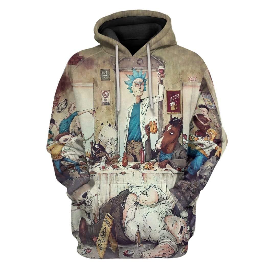 Cartoon Multiverse Custom Hoodie Apparel