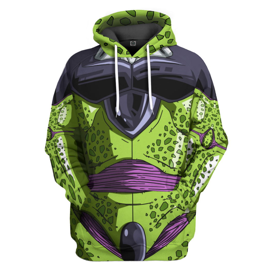 Cell Dragon Ball All Over Print T-Shirt Hoodie Fan Gifts Idea