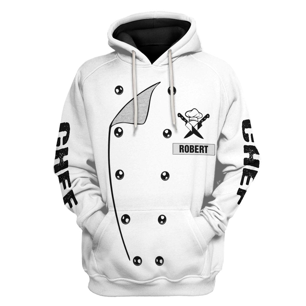 Chef Uniform Custom Name Tshirt Hoodie Apparel