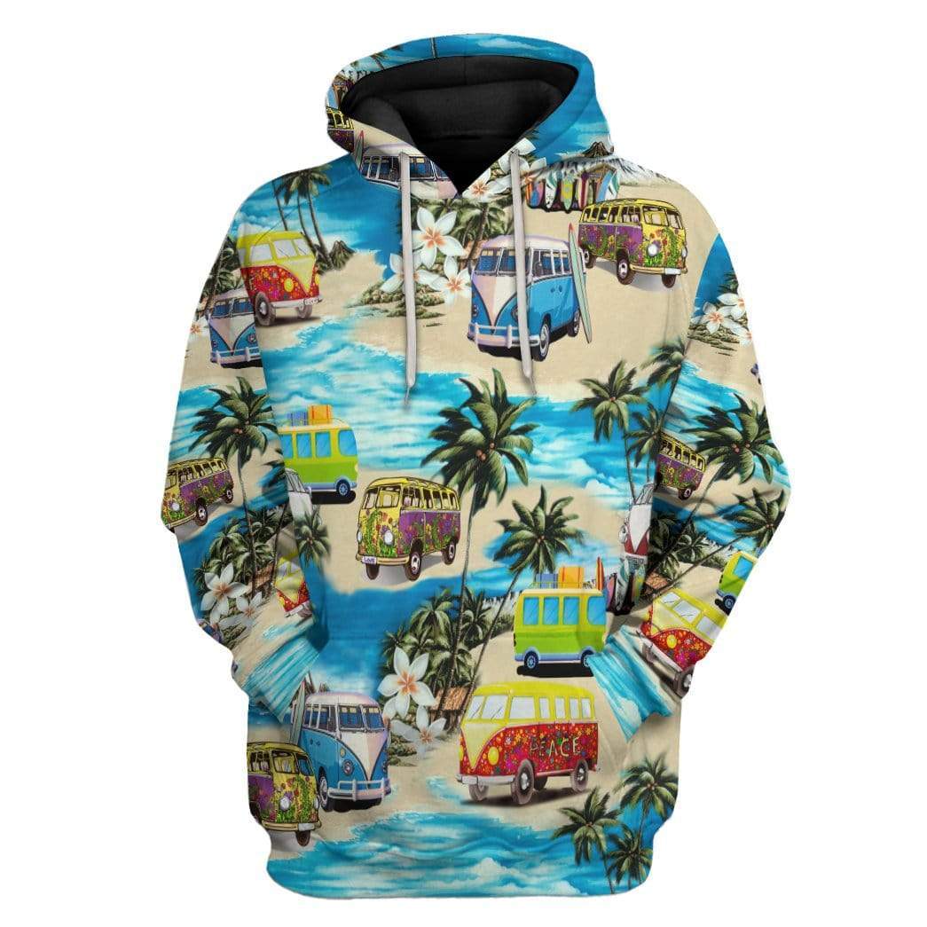 Classic Retro Campervan Custom Hoodie Apparel