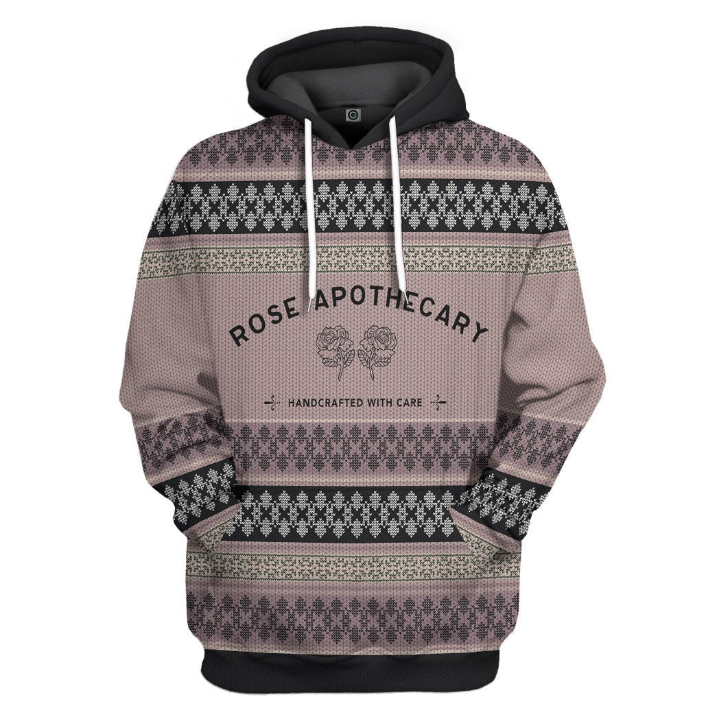 Custom Rose Apothecary Christmas Ugly Sweatshirt Apparel