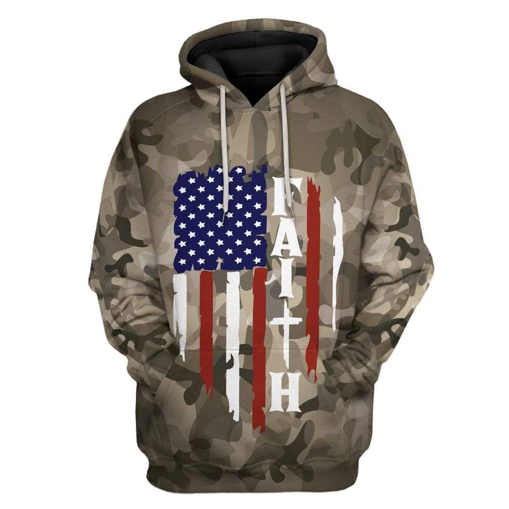 Faith Camo Custom Hoodie Apparel