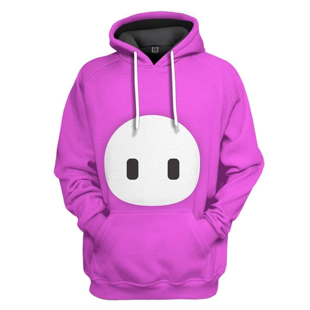 Fall Guys Pink Custom Hoodie Apparel