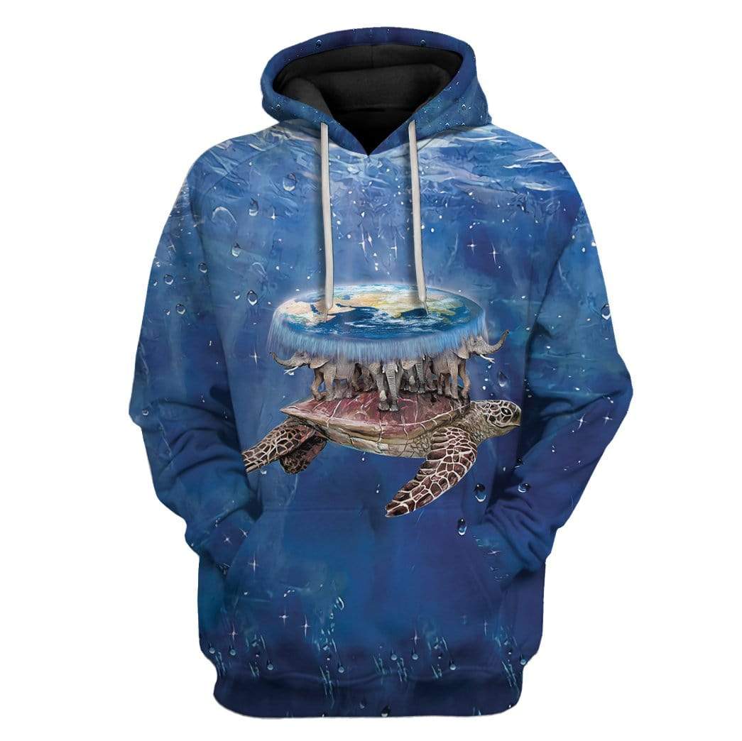 Flat Earth Custom Hoodies Apparel