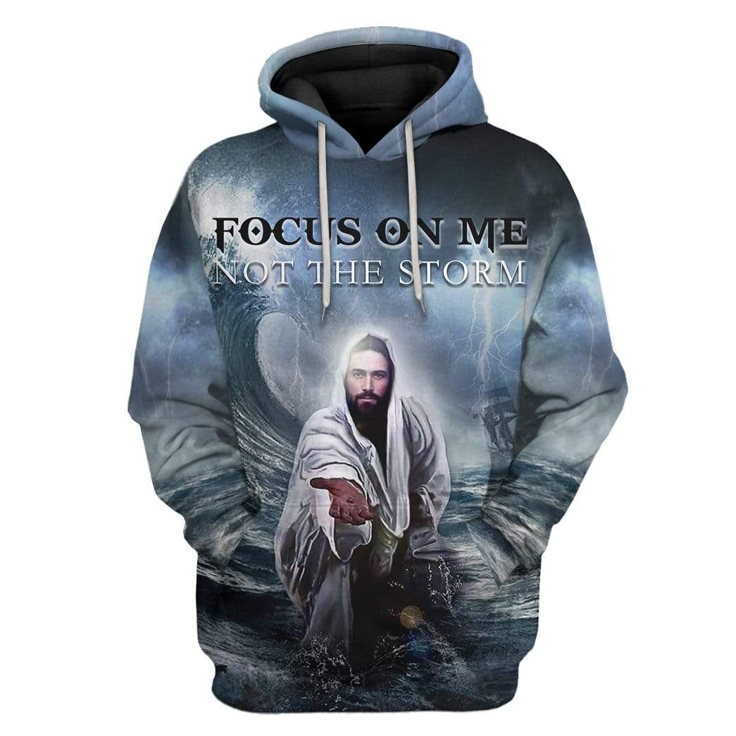 Focus On Jesus Custom Hoodie Apparel