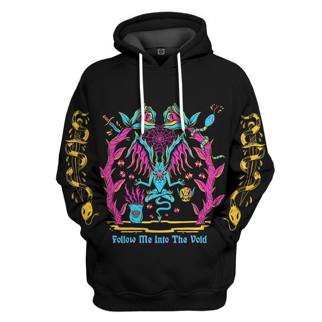 Follow Me Into The Void Custom Hoodie Apparel