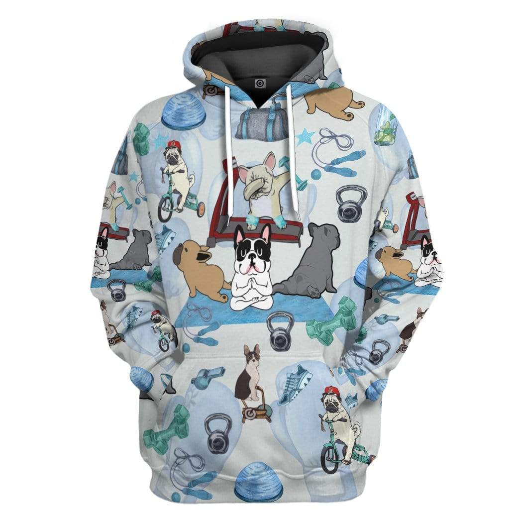 French Bulldog Healthy And Balance Custom Hoodie Apparel