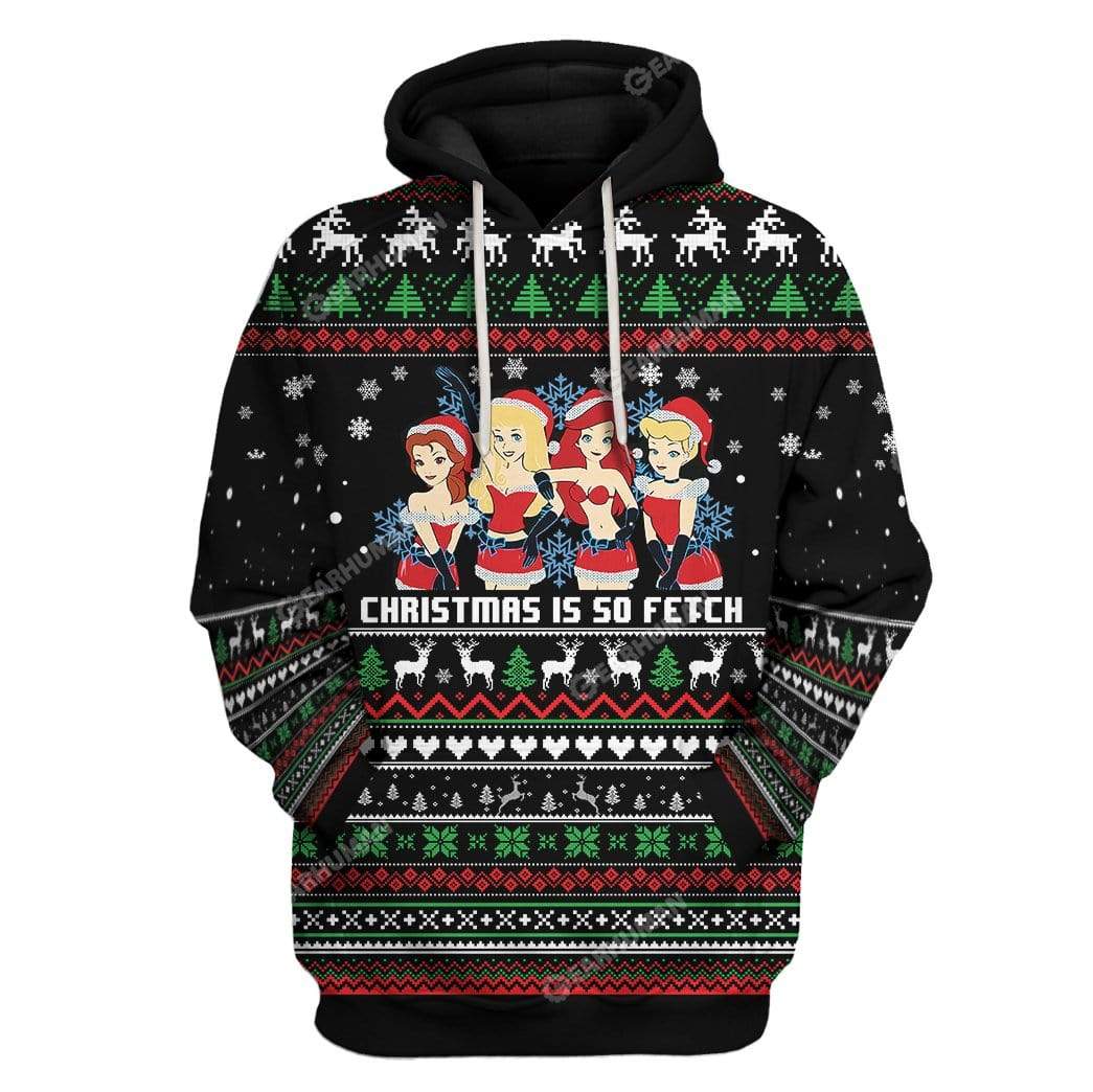 Full-Print Ugly Christmas Is So Fetch Apparel