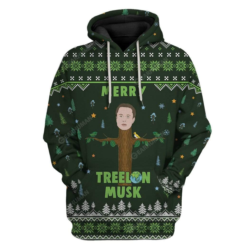 Full-Print Ugly Elon Musk Apparel