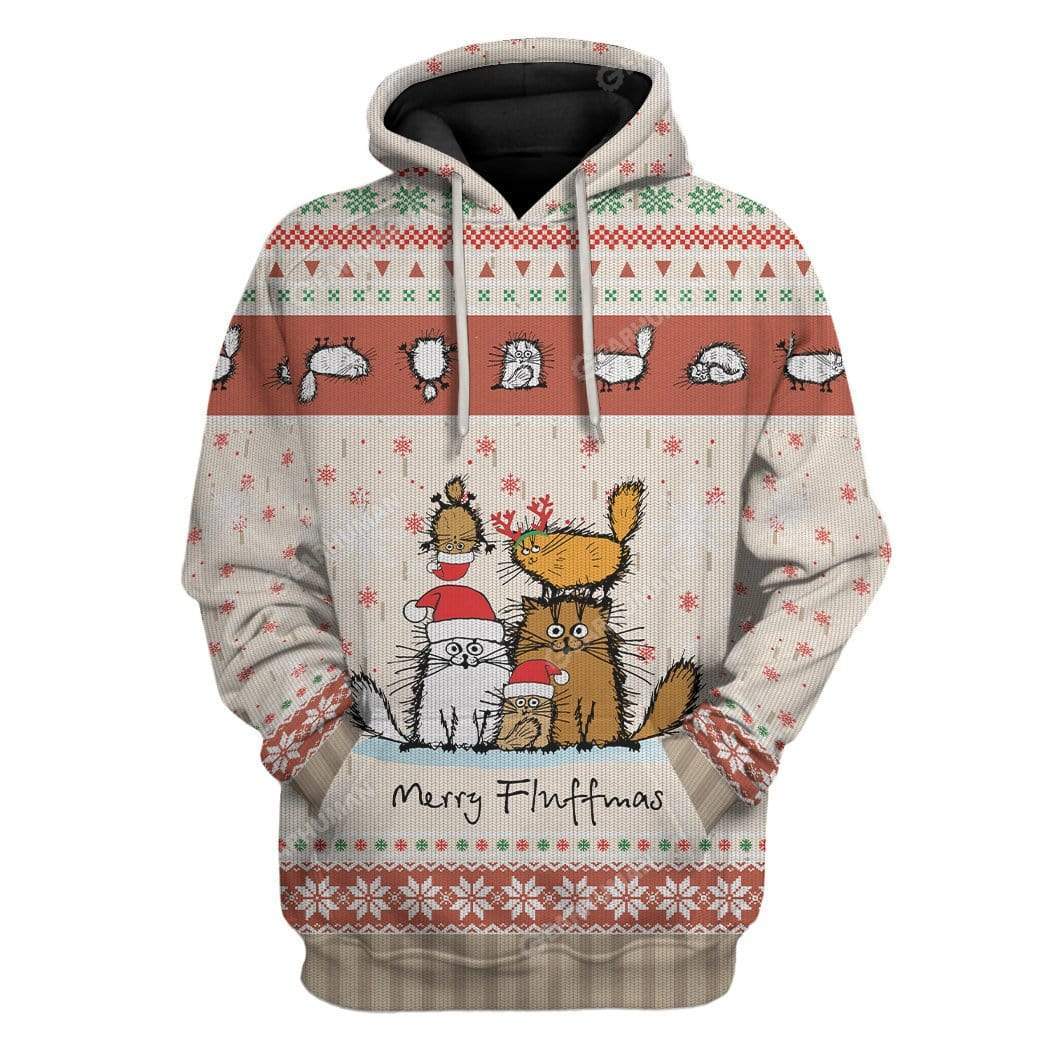 Full-Print Ugly Merry Fluffmas Apparel