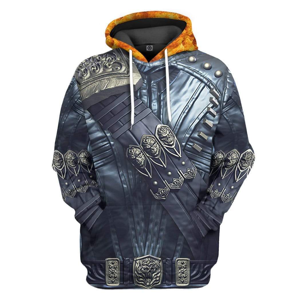 Ghost Rider Costume Hoodie Apparel