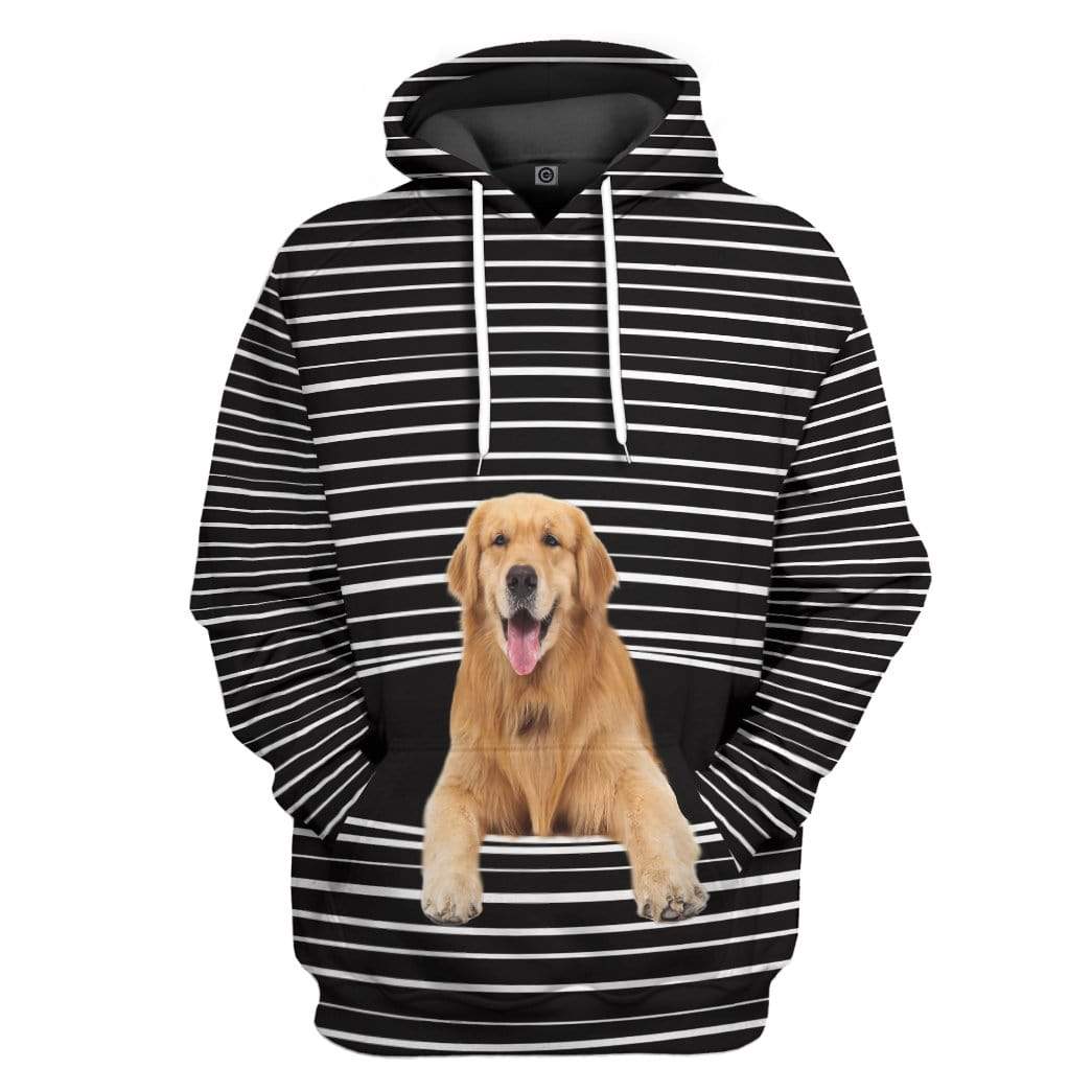 Golden Retriever v2 Custom Hoodie Apparel