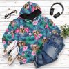 Golden Retriever Tropical Hawaii Custom Hoodie Apparel 5