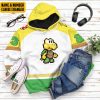 Green Koopa Troopa Sports Custom Name Custom Number Hoodie Tshirt Apparel 31