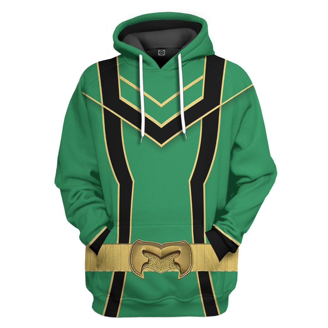 Green Power Rangers Mystic Force Tshirt Hoodie Apparel