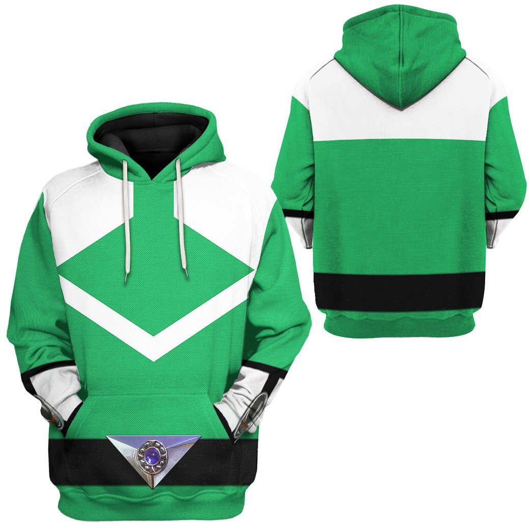 Green Power Rangers Time Force Tshirt Hoodie Apparel