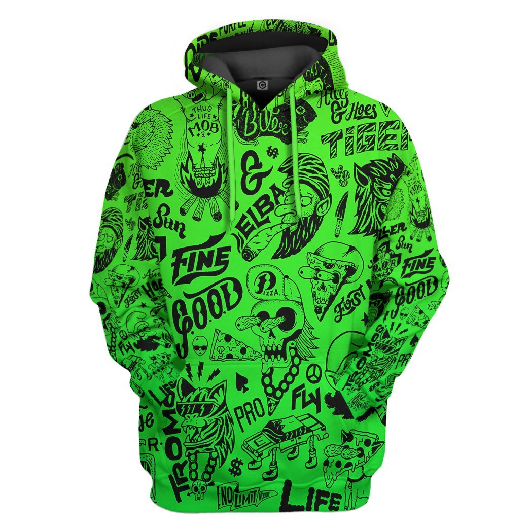 Halloween Nights On Wax Custom Hoodie Apparel