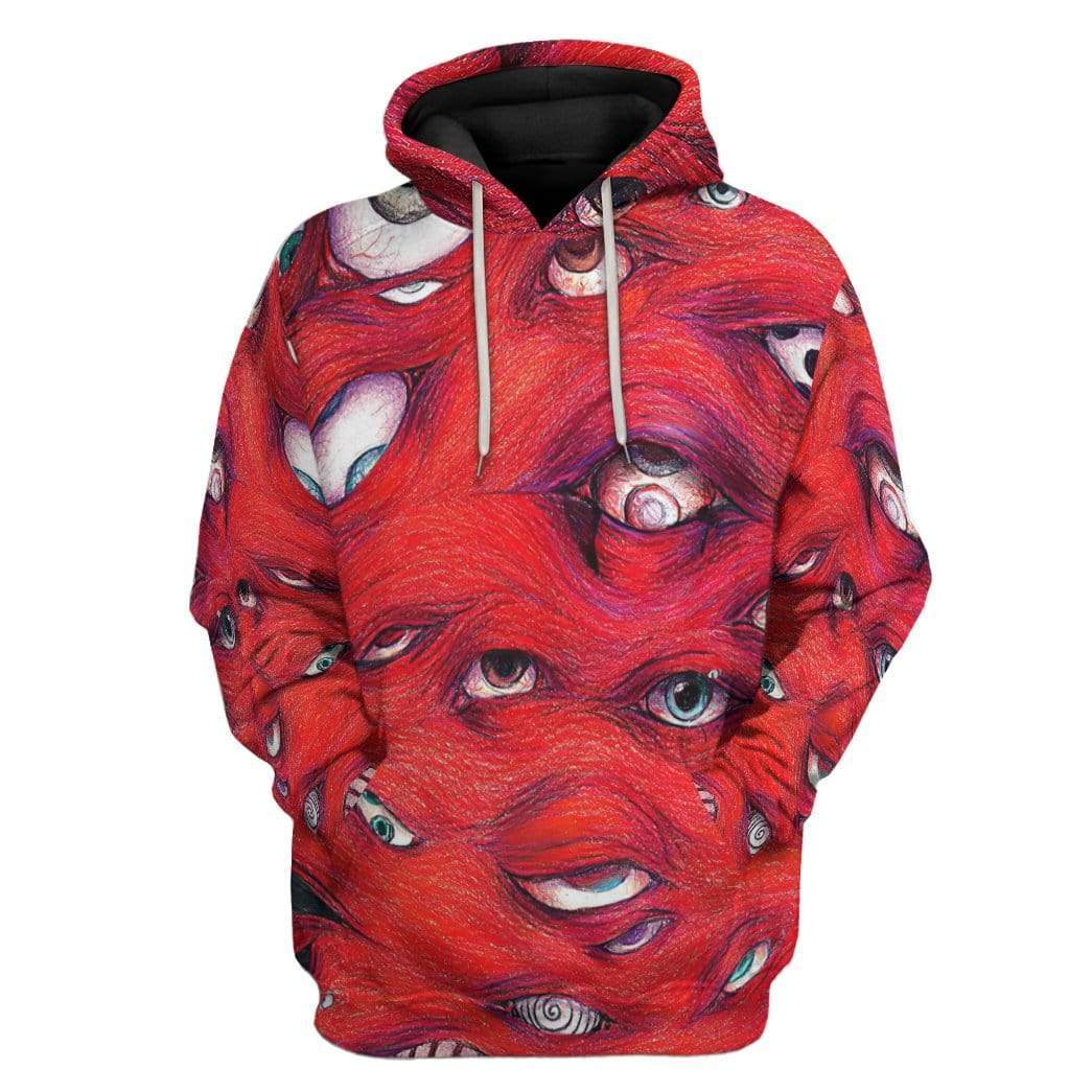 Halloween Satanic Eyes Custom Hoodie Apparel