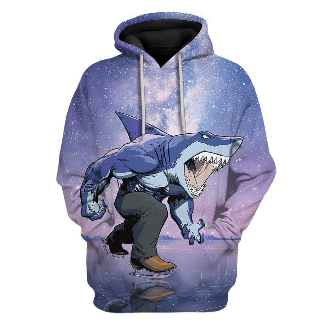 Ice Skating Shark Custom T-Shirts Hoodies Apparel