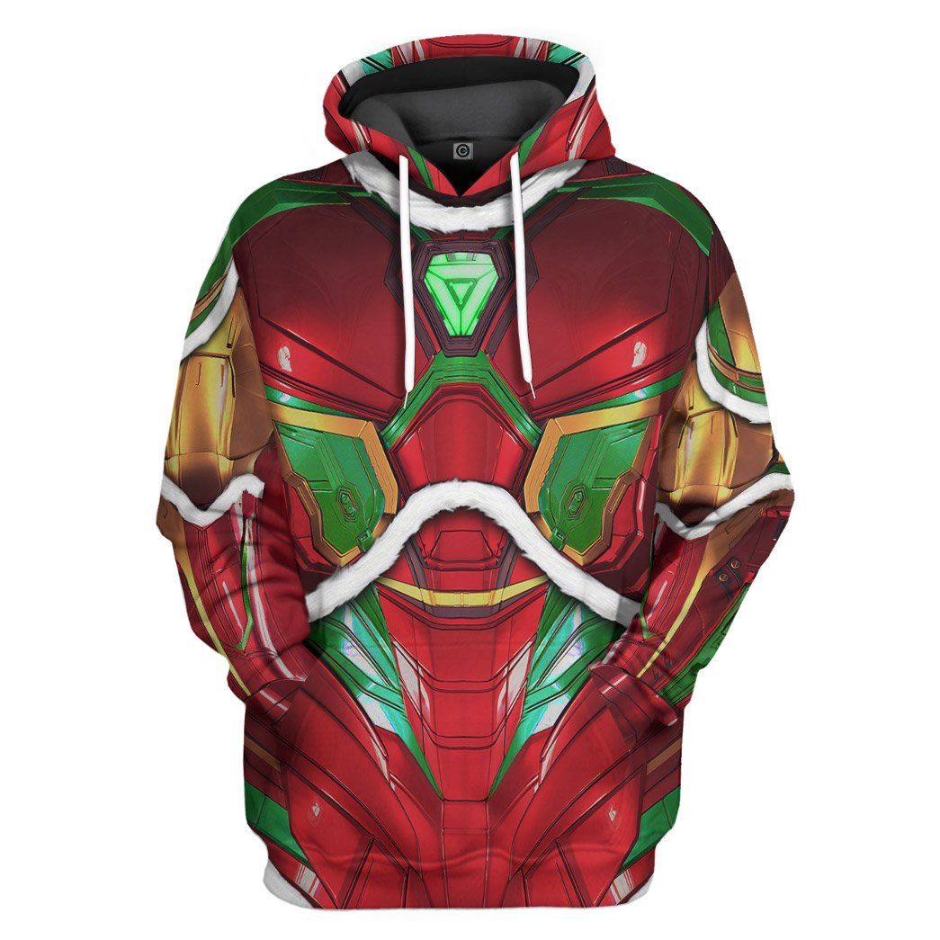 Ironman Christmas Custom Hoodie Apparel