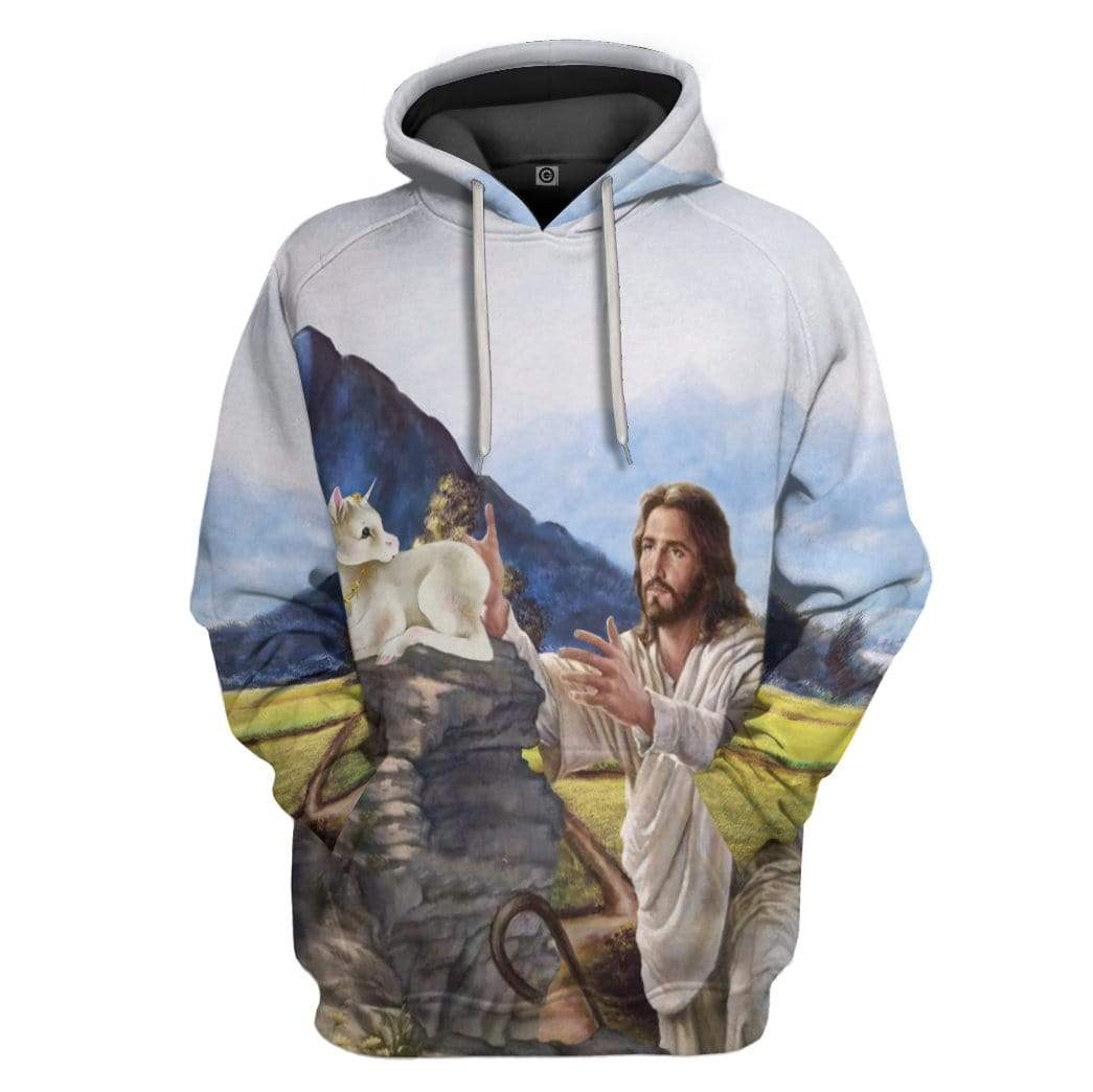 Jesus Created Unicorn Custom Hoodie Apparel