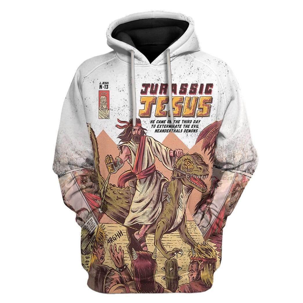 Jurrasic Jesus Custom Hoodie Apparel