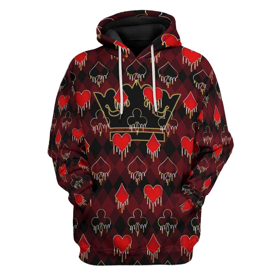 King Queen Blackjack Custom Hoodies