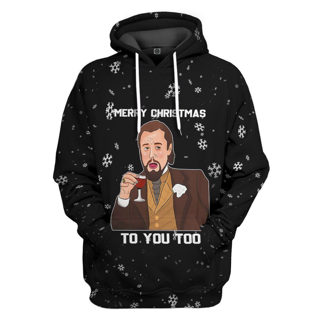 Leonardo Dicaprio Laughing Meme Custom Hoodie Apparel