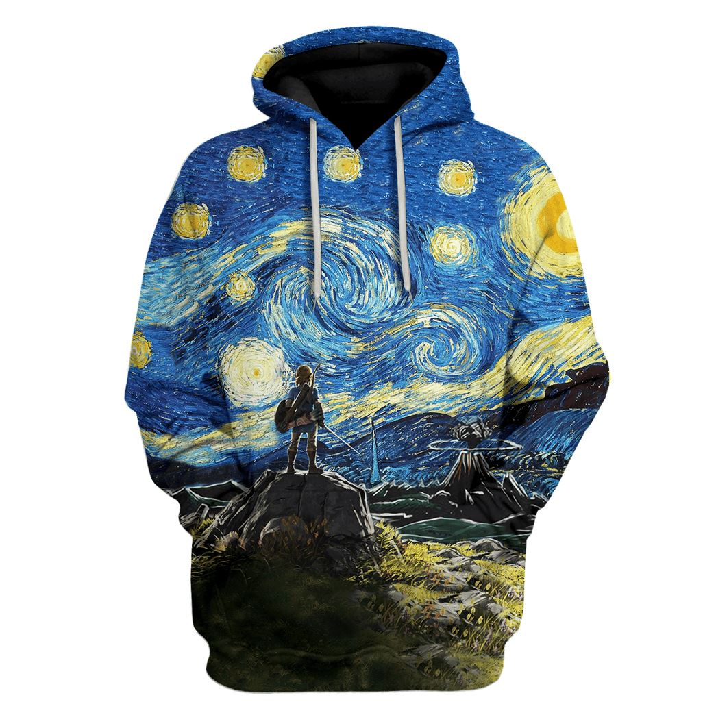 Link Starry Night Custom Hoodies Apparel