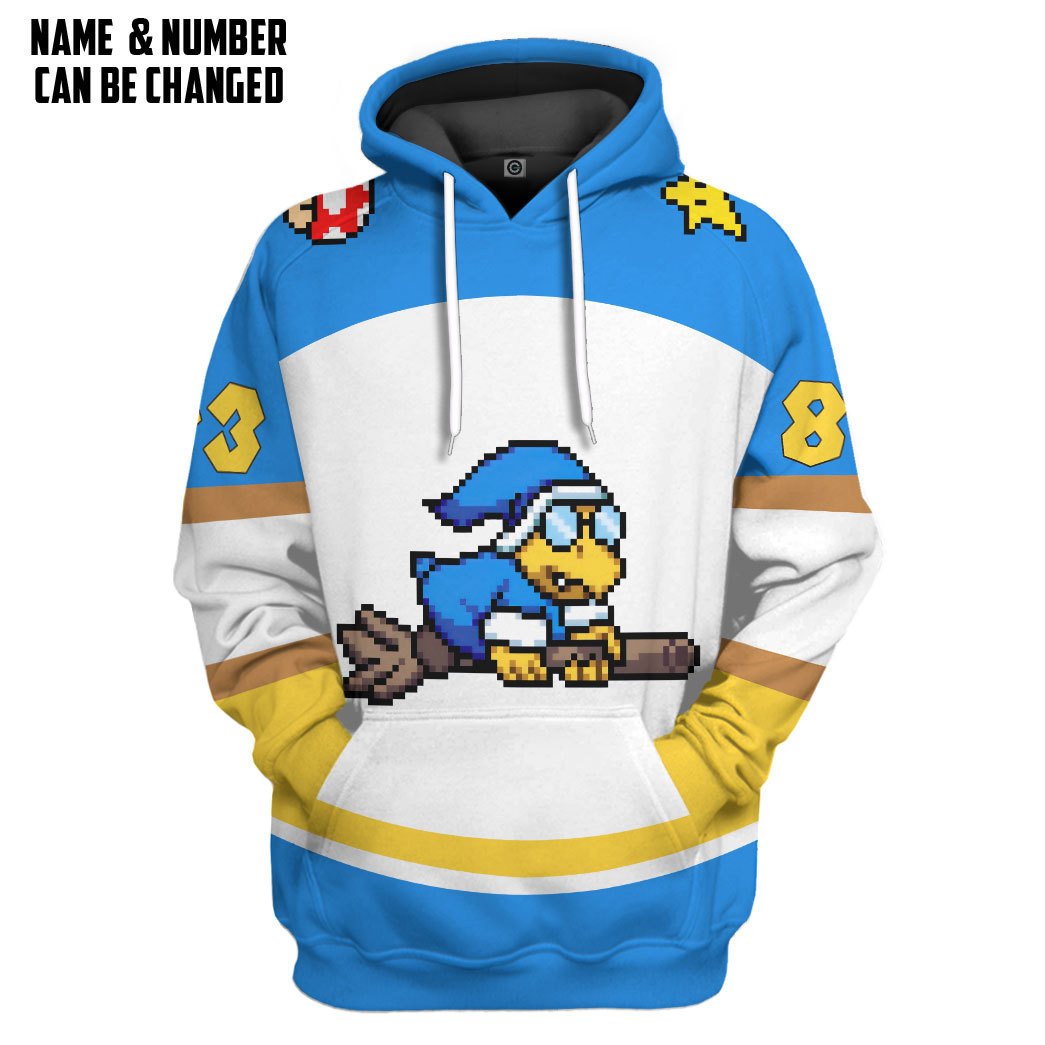 Magikoopas Kamek Sports Custom Name Custom Number Hoodie Tshirt Apparel