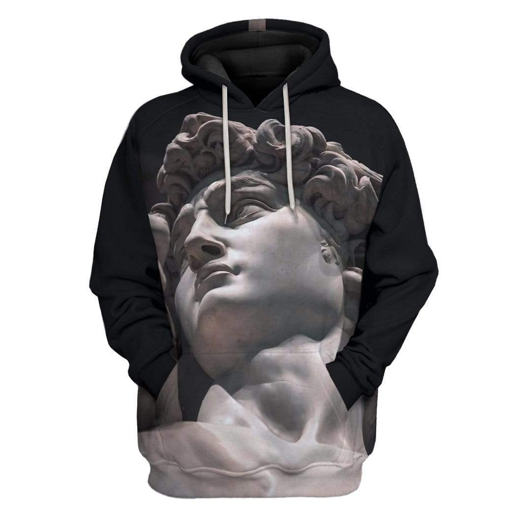 Michelangelos David Sculpture Custom Hoodie Apparel