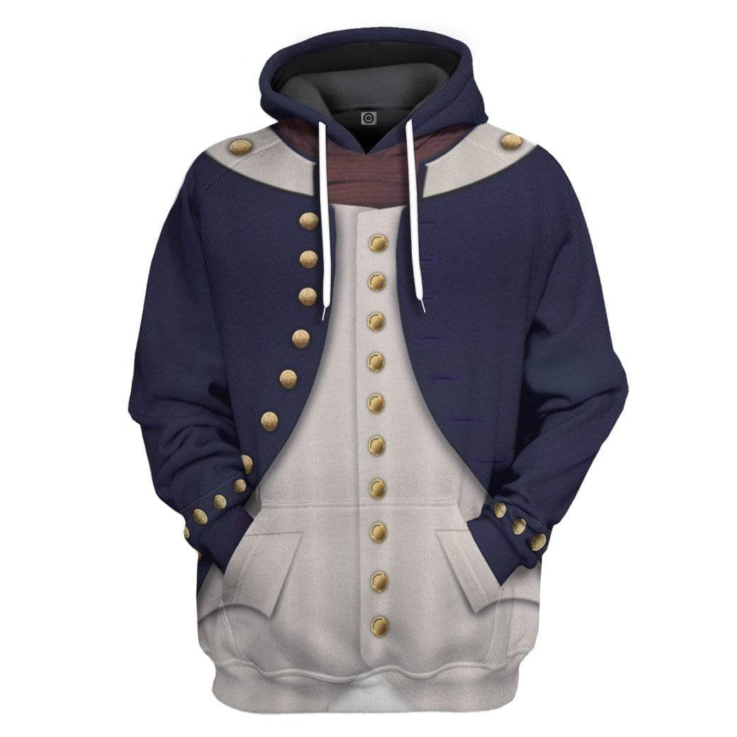 Midshipman 1806 Napoleonic Wars British Navy Custom Hoodie Apparel