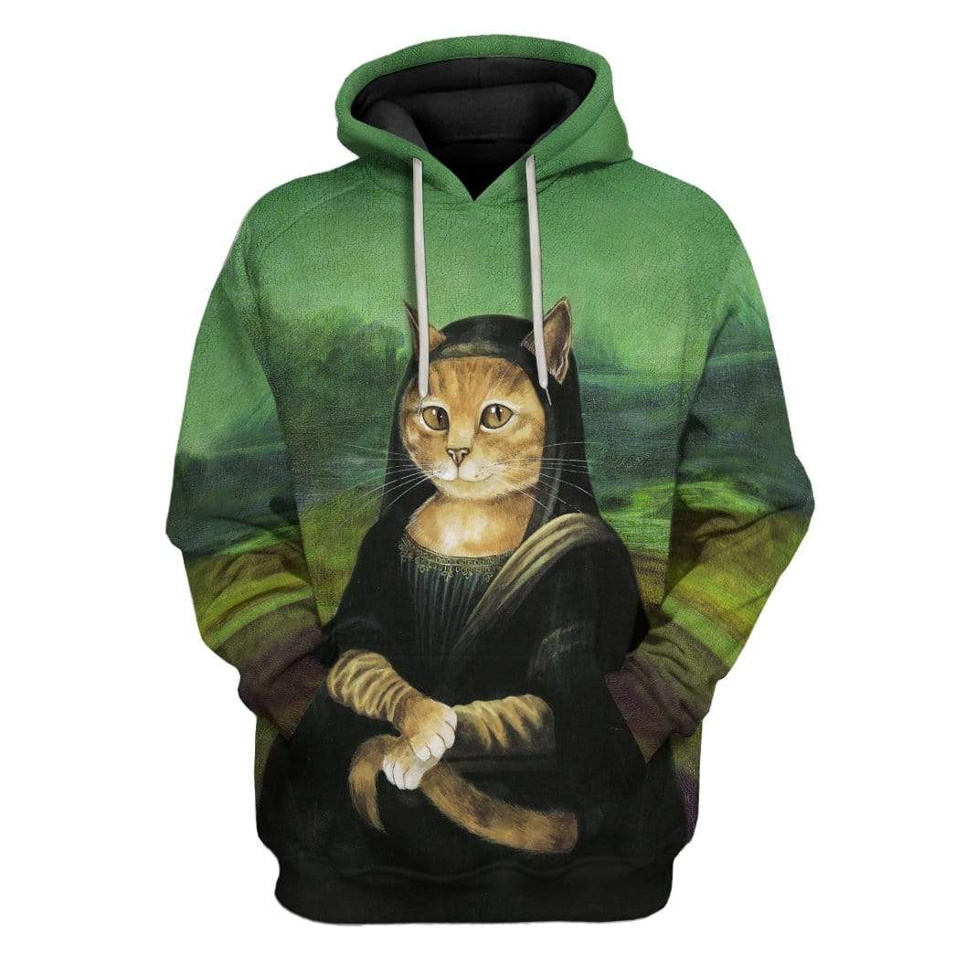 Mona Lisa Cat Custom Hoodie Apparel