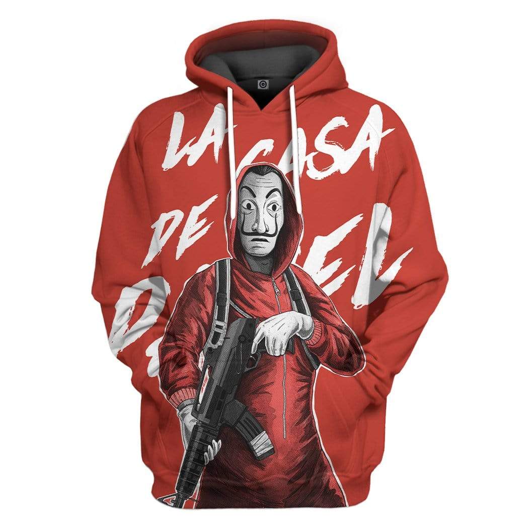 Money Heist Custom Hoodie Apparel