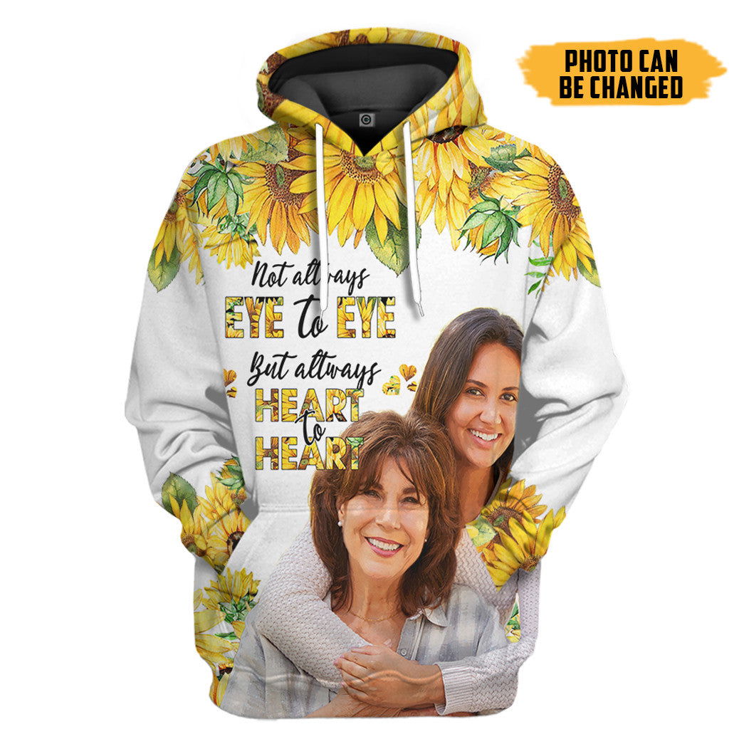 Mother’s Day Sunflower Custom Photo Tshirt Hoodie Apparel