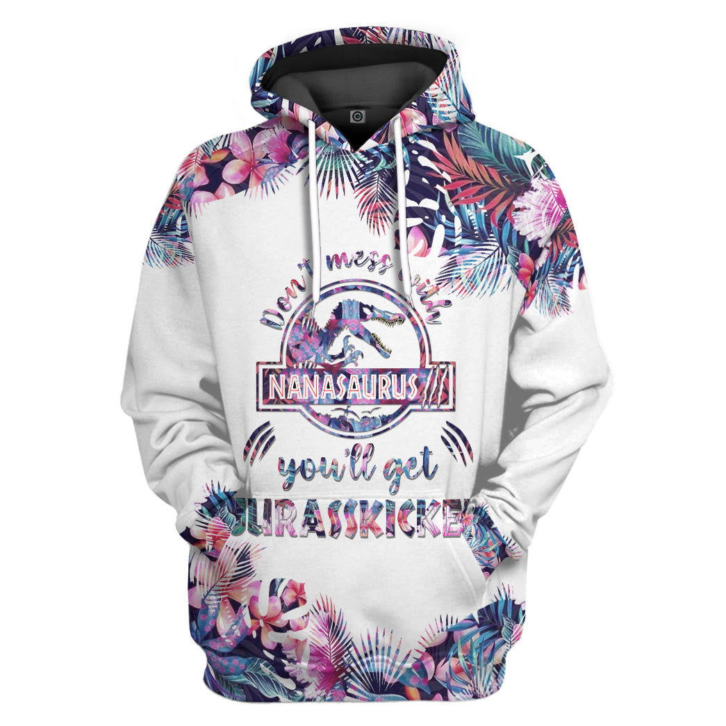 Nanasaurus v2 All Over Print T-Shirt Hoodie Fan Gifts Idea