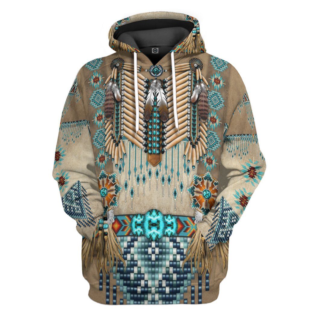 Native Indian All Over Print T-Shirt Hoodie Fan Gifts Idea