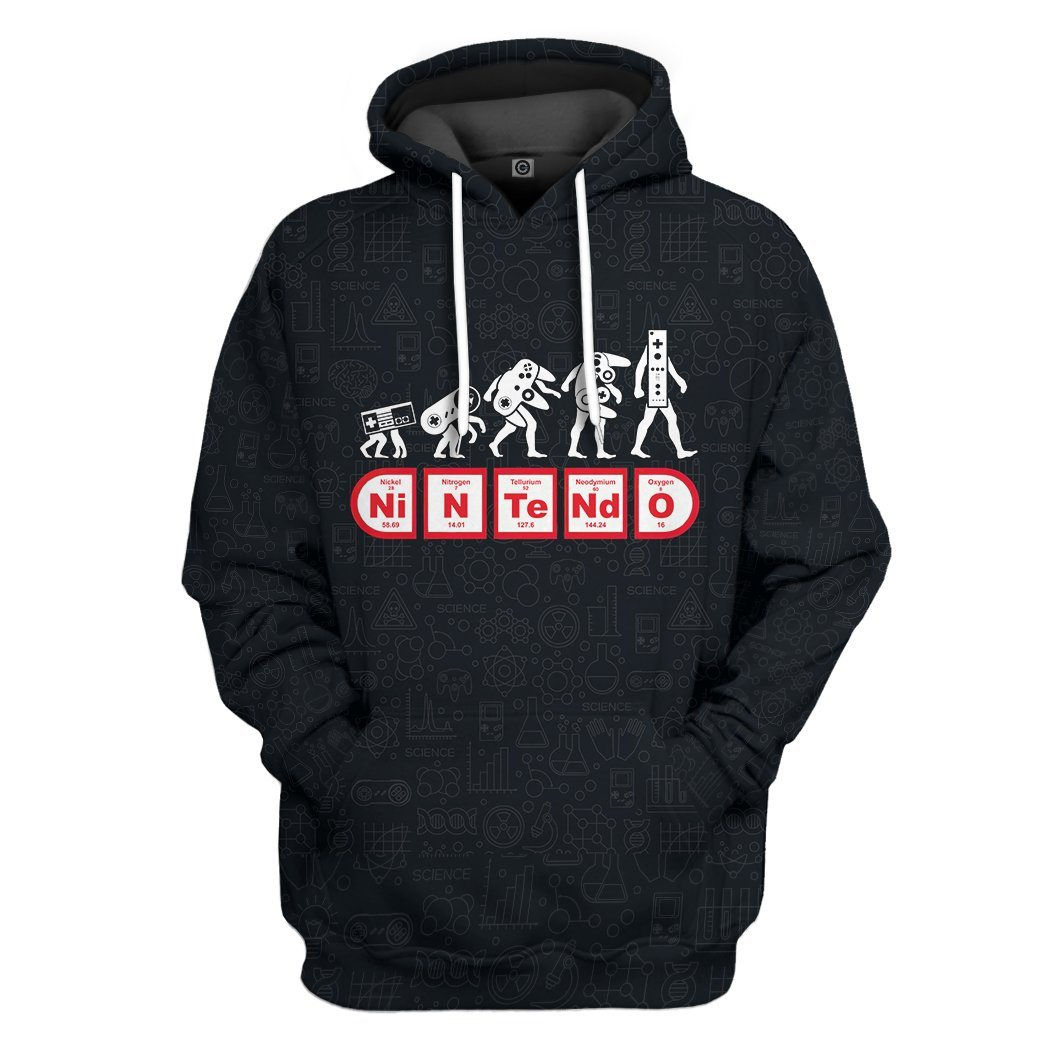 Nintendo and Chemistry Custom Hoodie Apparel