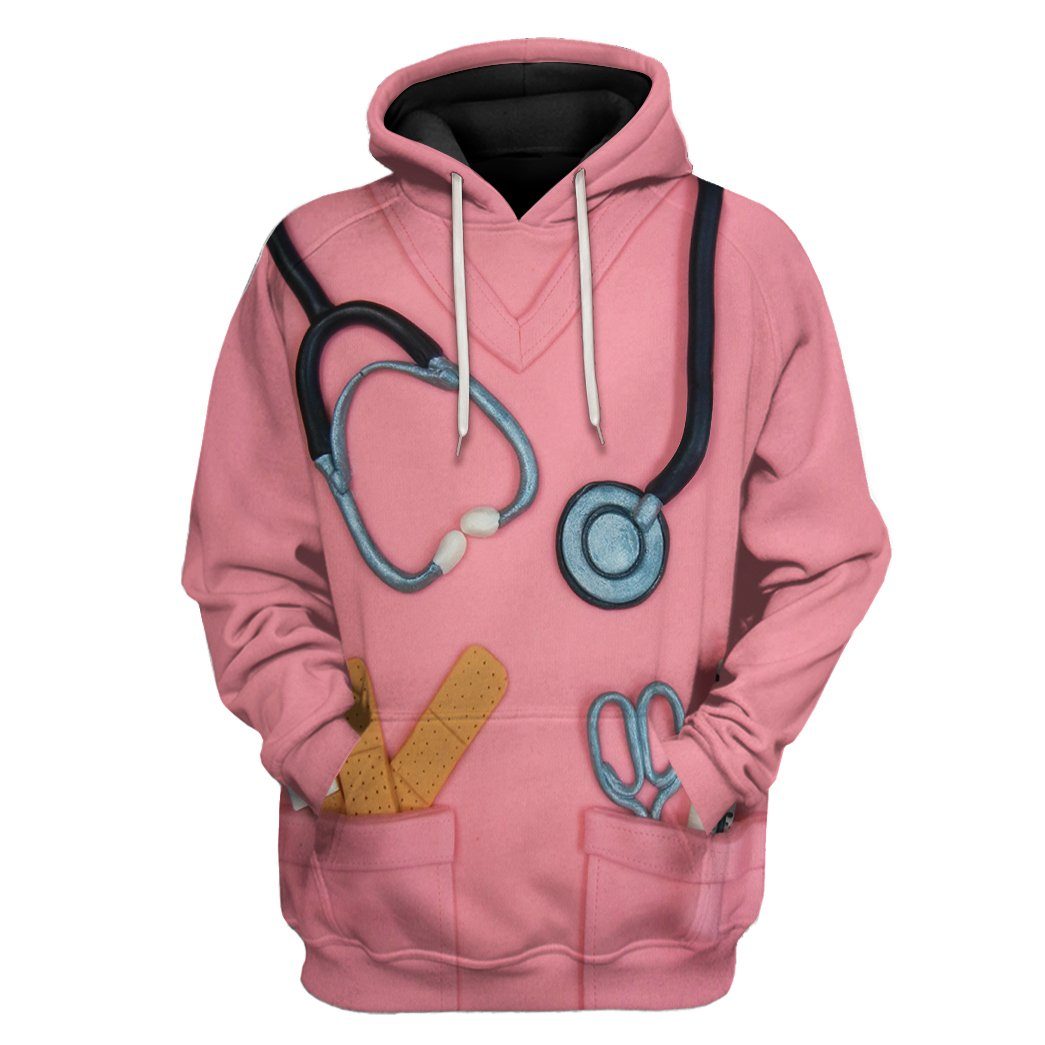 Nurse Uniform All Over Print T-Shirt Hoodie Fan Gifts Idea