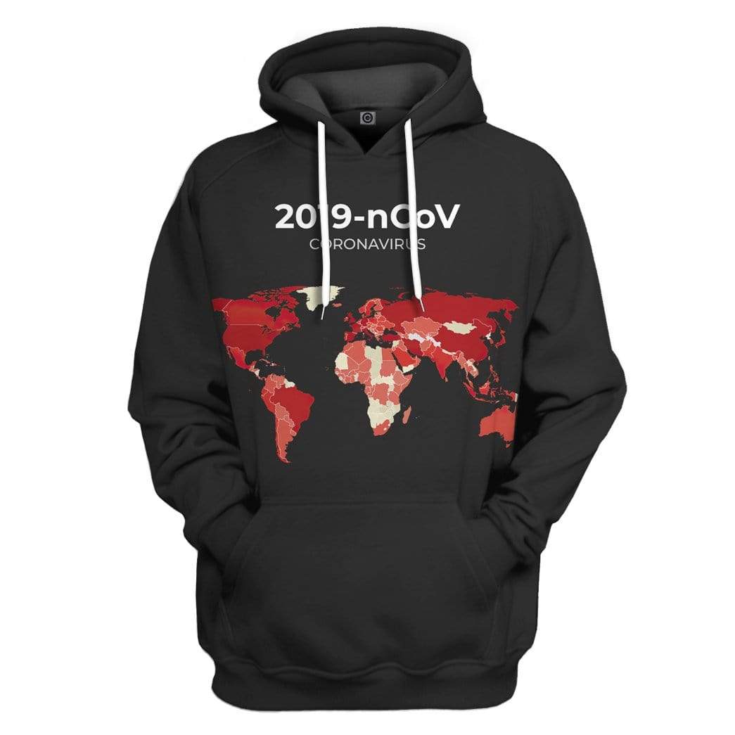 Pandemic Map Custom Hoodie Apparel